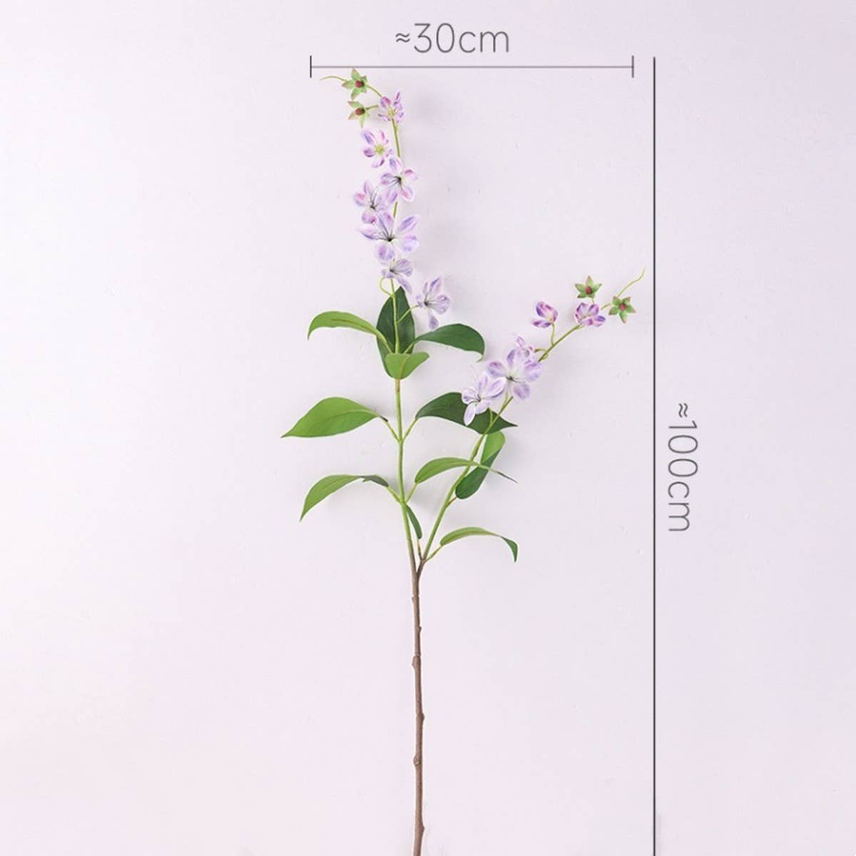 Single Stem Jasmine & Begonia Artificial Flower_CWMM6516