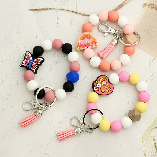 NEW ARRIVAL CARTOON ELK BUTTERFLY KEYCHAIN