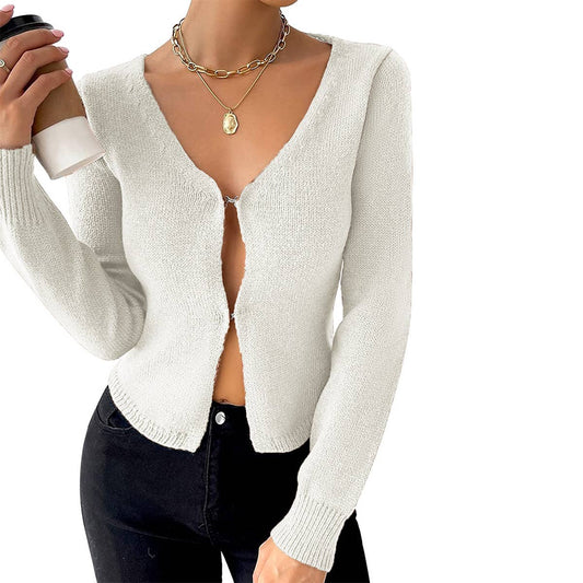 CWOCAL2206_COMFORTABLE SEXY WOOL KNITTED LONG SLEEVE SWEATER