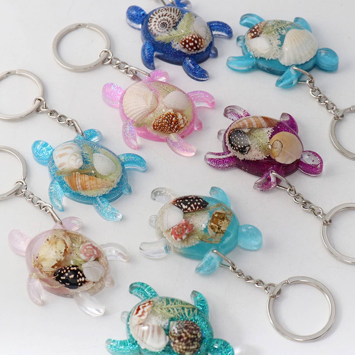 NEW SEASIDE CREATIVE TURTLE KEYCHAIN PENDANT