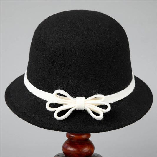 BLACK AND WHITE BOW DOME FISHERMAN_CWAH1800
