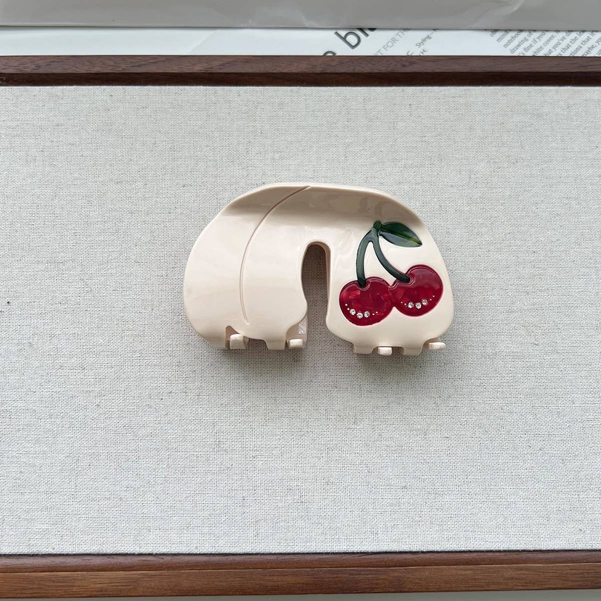 Cherry Series Acetate Hair Claw, Sweet Simple Clip_CWAHA5967