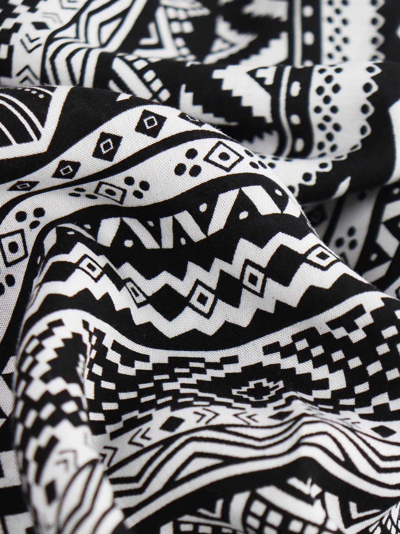 Bohemian-style loose halter print dress