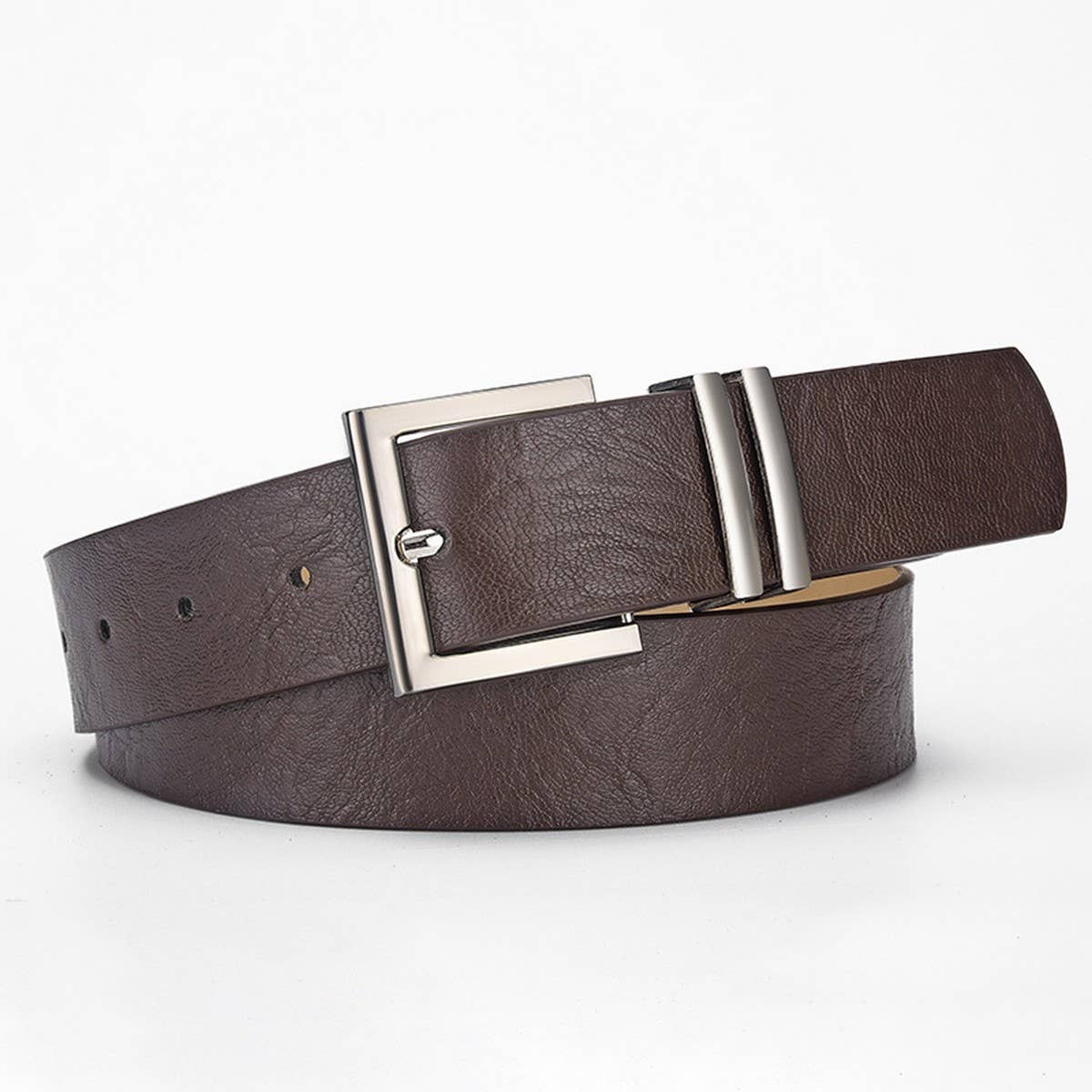 CWABE01256_LEOPARD PRINT BUCKLE BELT FOR WOMEN JEANS CASUAL