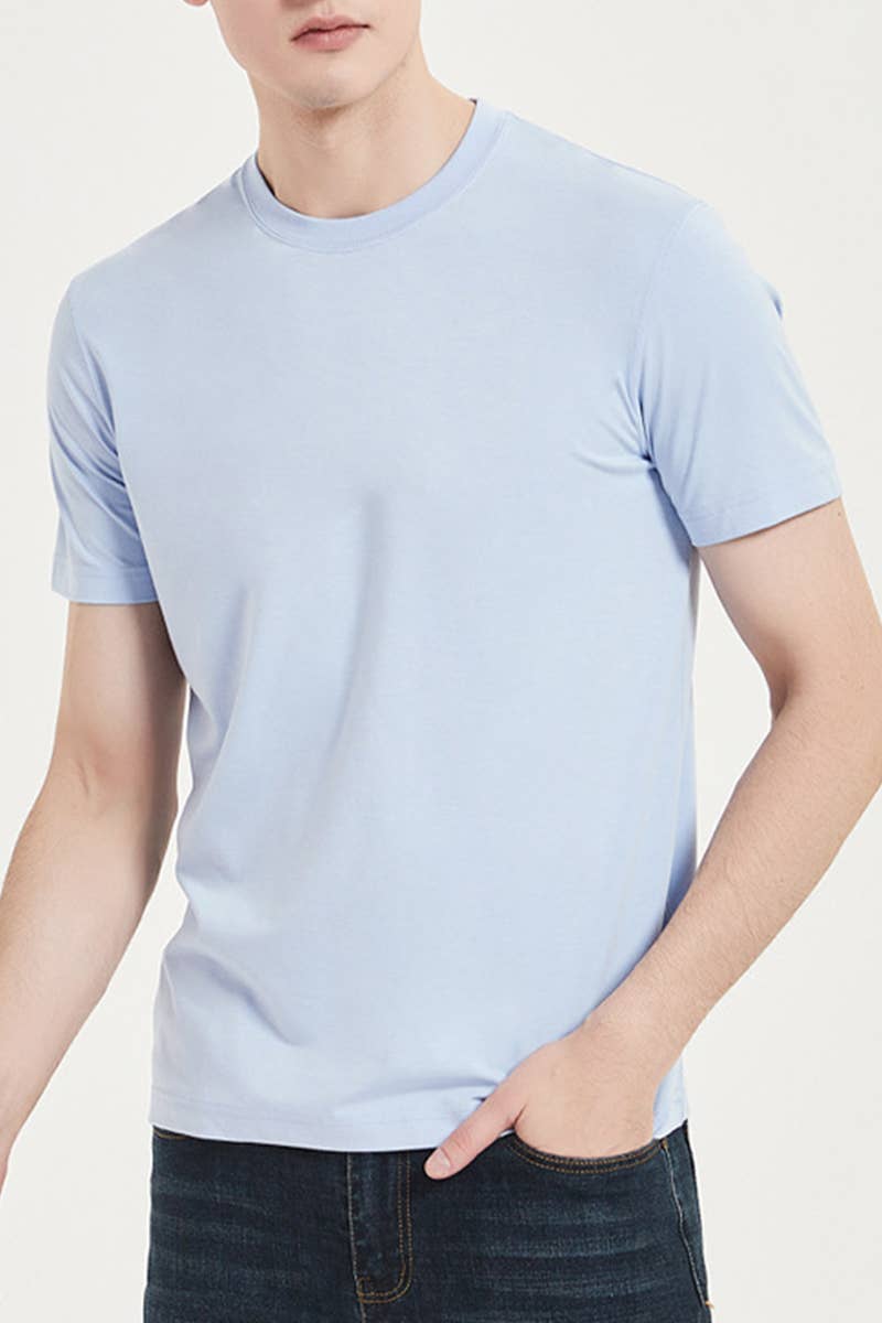 CWTBLS1786_MEN'S FASHION ROUND NECK SHORT SLEEVE T-SHIRT