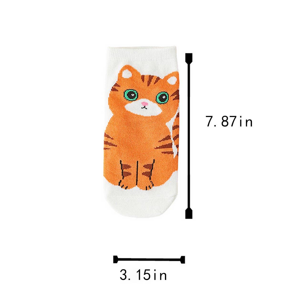 CWMS02736_WOMEN CUTE CARTOON ANKLE SOCKS KOREAN STYLE
