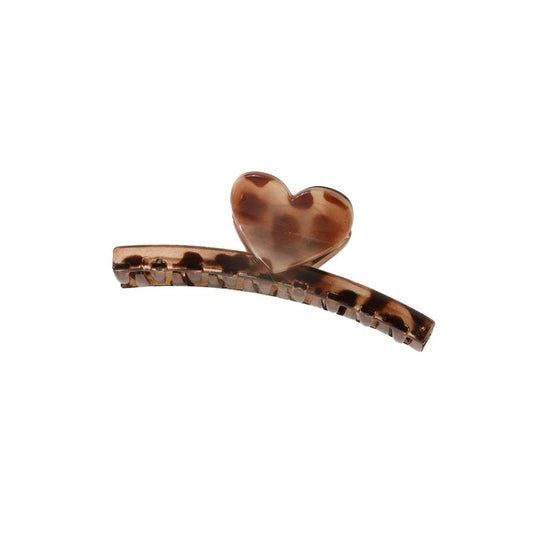 CWAHA07436_LEOPARD HEART HAIR CLAW CLIP FOR WOMEN LARGE