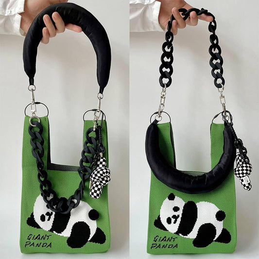 ADJUSTABLE KNITTED SHOULDER STRAP CHAIN BAG STRAP_CWMM1071