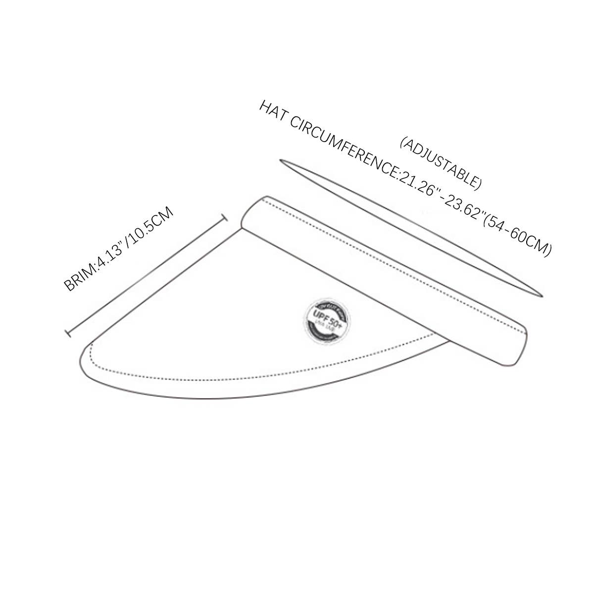SUMMER INTEGRATED UV VISOR_CWAH1355