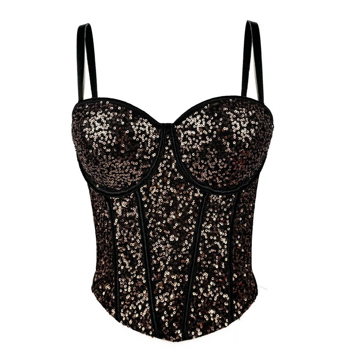 SEXY SLIM FIT SEQUINED HERRINGBONE BRA