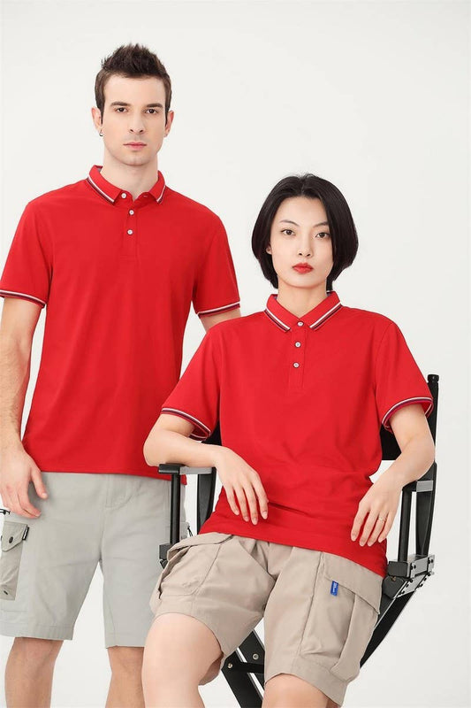 CWTBLS02417_ICE SILK COTTON SHORT SLEEVE POLO SHIRT
