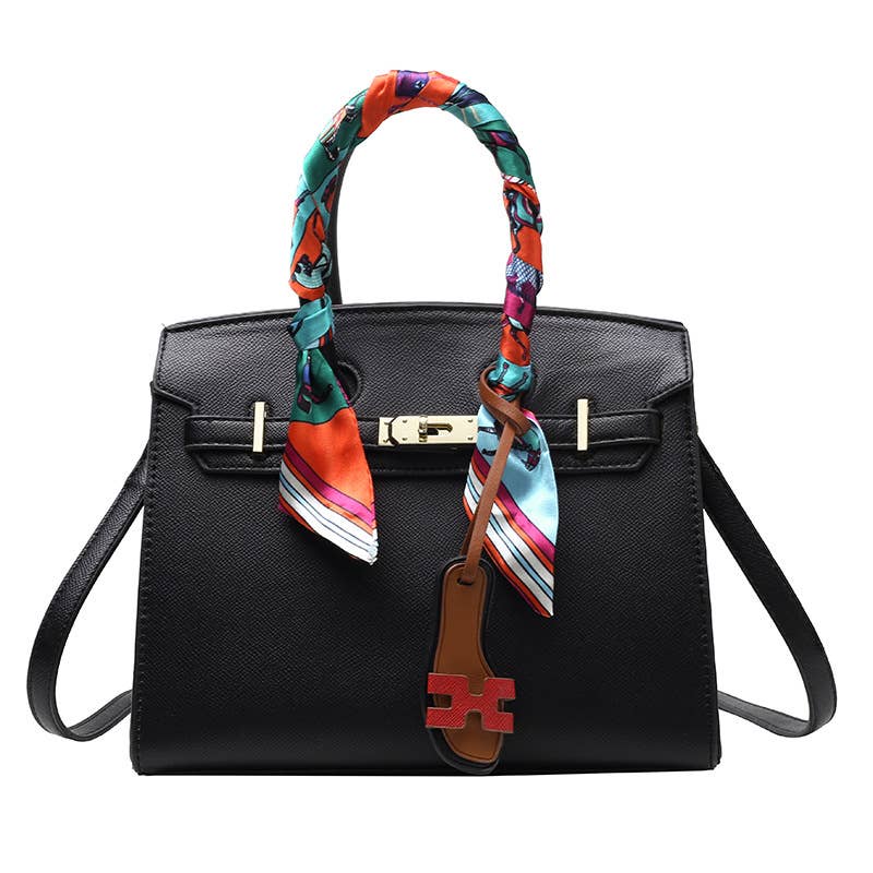 Retro large-capacity hand-held crossbody bag