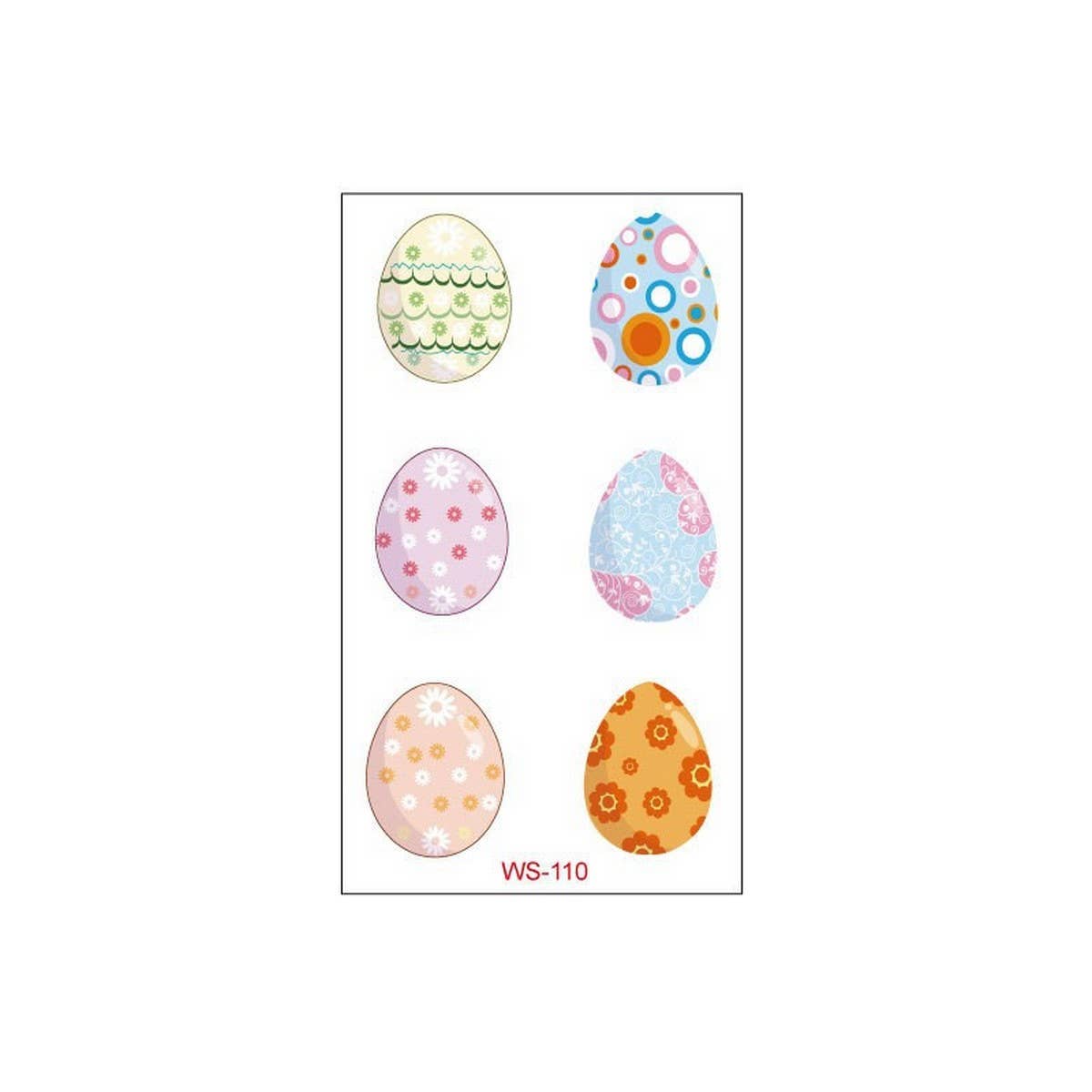 Easter Egg & Bunny Tattoos ? Kids Waterproof Set
