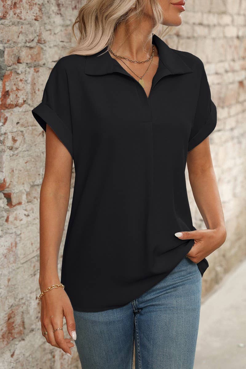 CWTBLS2252_FLORAL DROP SHOULDER LOOSE FIT PULLOVER SHIRT