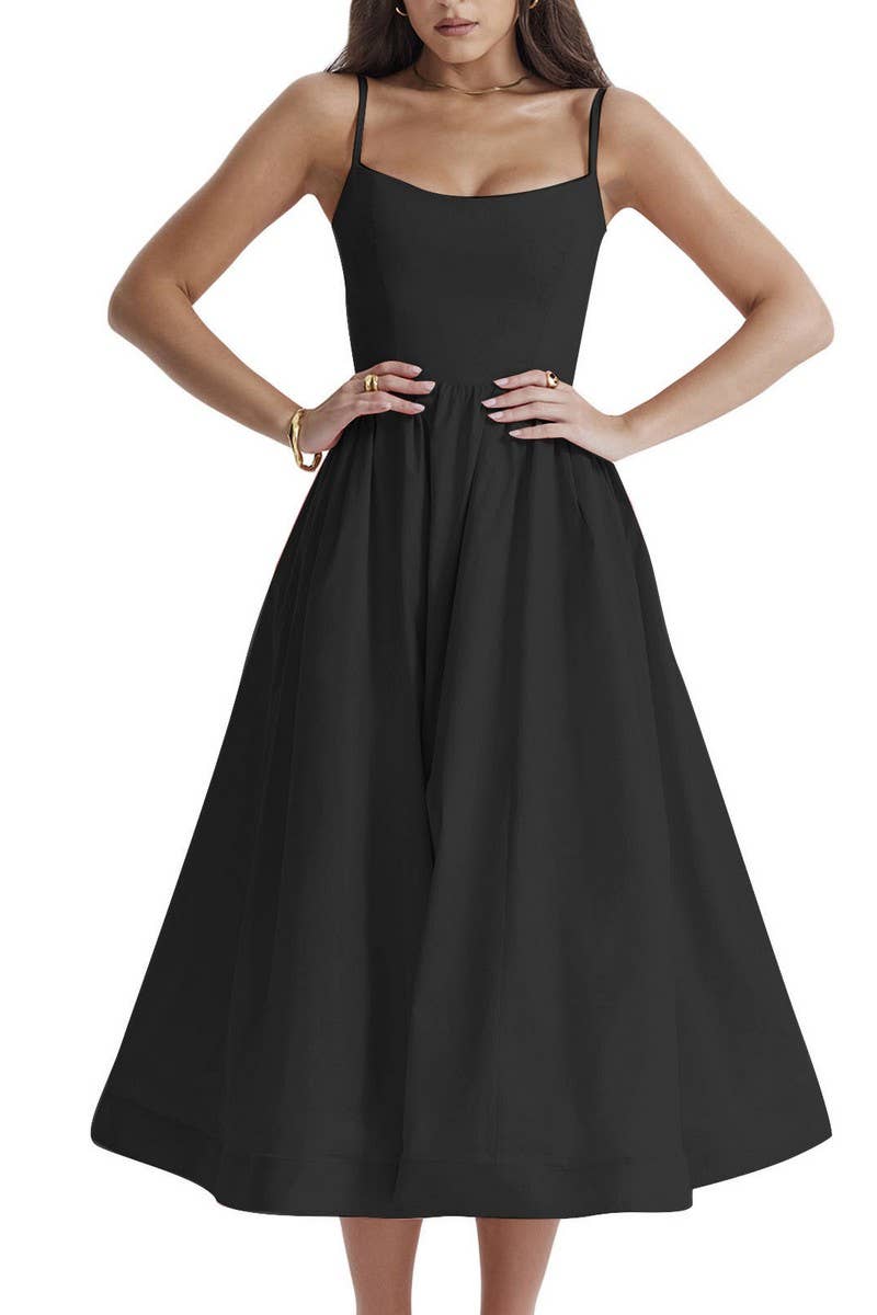 CWDMD5938_SLIM FIT BACKLESS SPAGHETTI STRAP MAXI DRESS