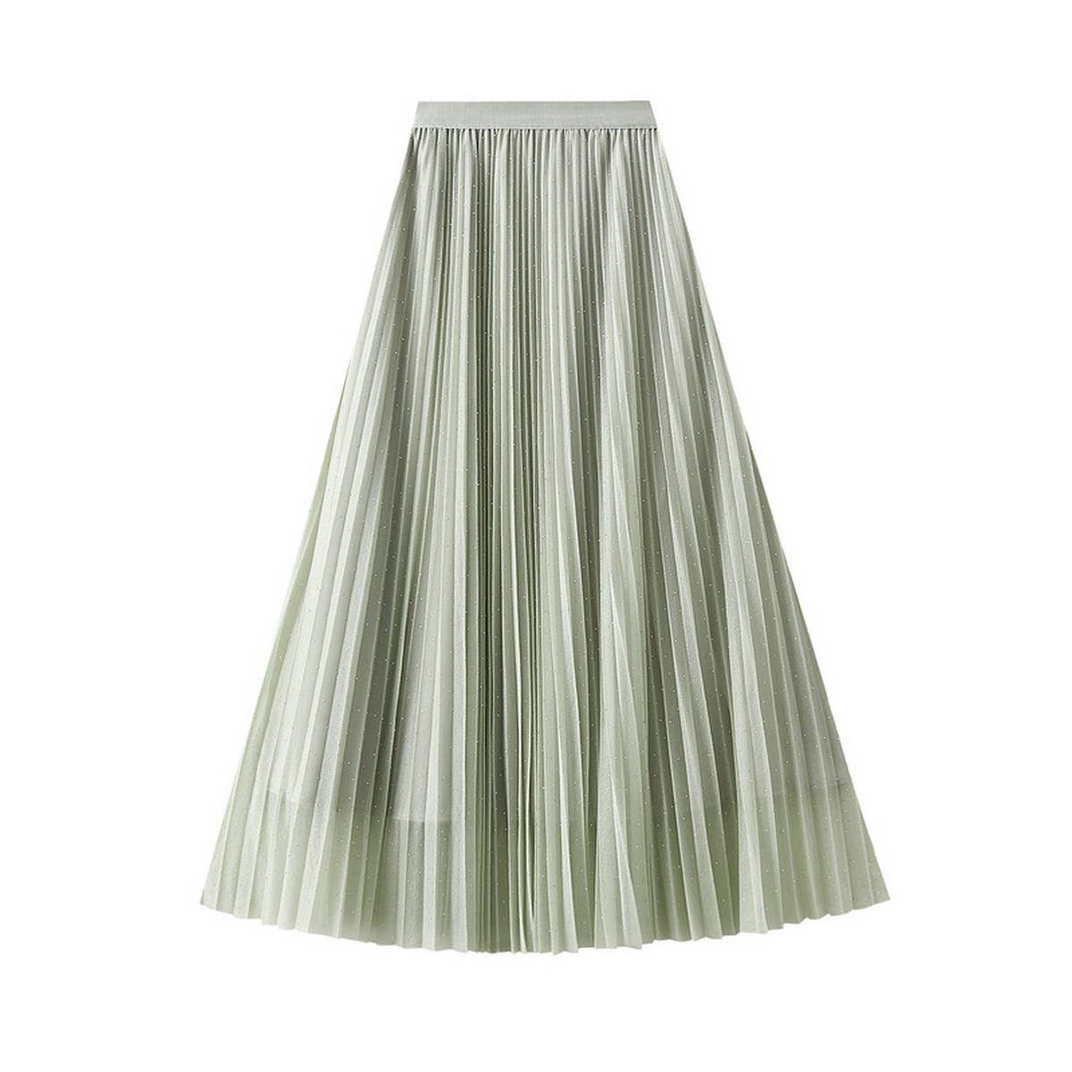 MESH SKIRT ALINE PLEATEDSKIRT MIDLENGTH TULLESKIRT