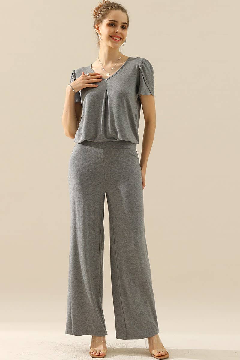 CWBLP410_HIGH WAIST WIDE LEG PALAZZO LOOSE CASUAL PANTS