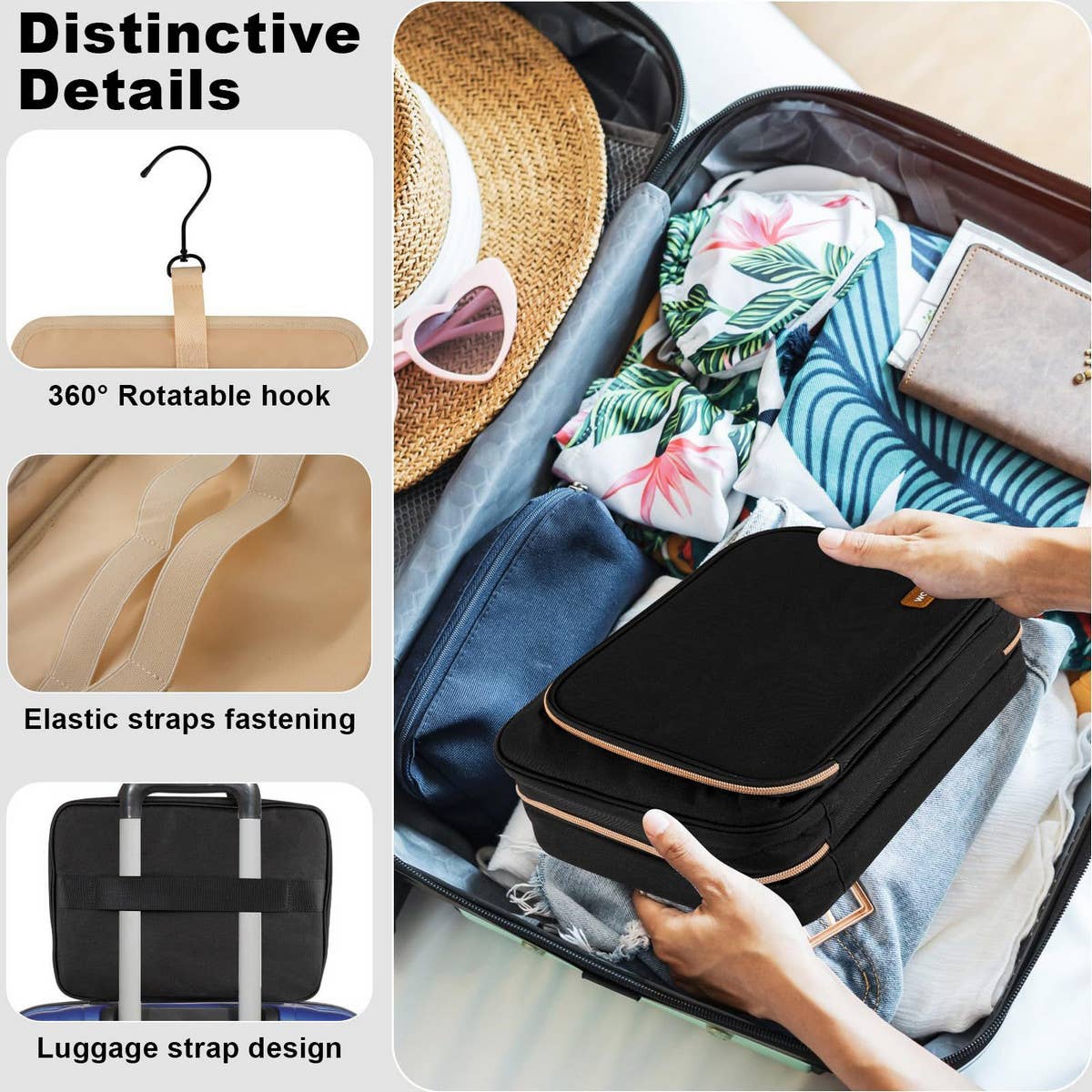 FASHIONABLE PORTABLE TOILETRY BAG TRAVEL BAG_CWAB2369