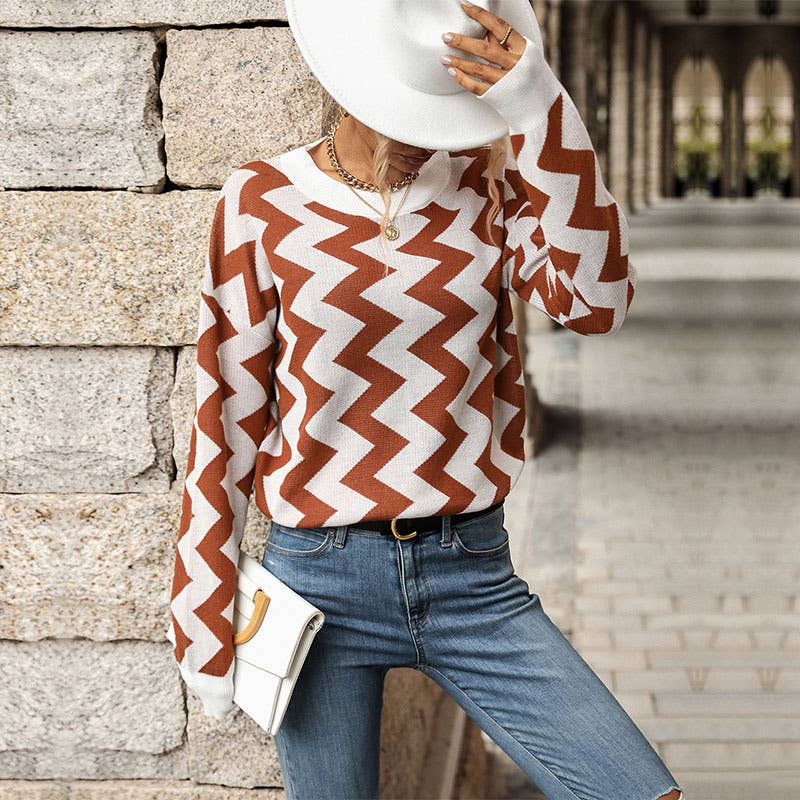 Casual loose long-sleeved sweater women fashion