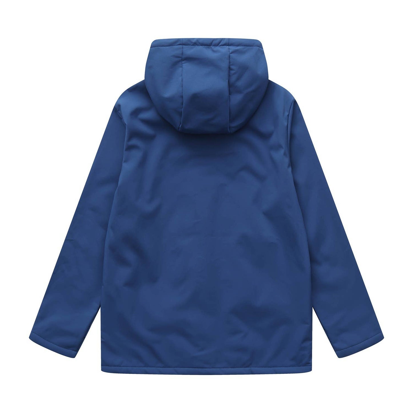 Composite fleece waterproof hooded windbreaker