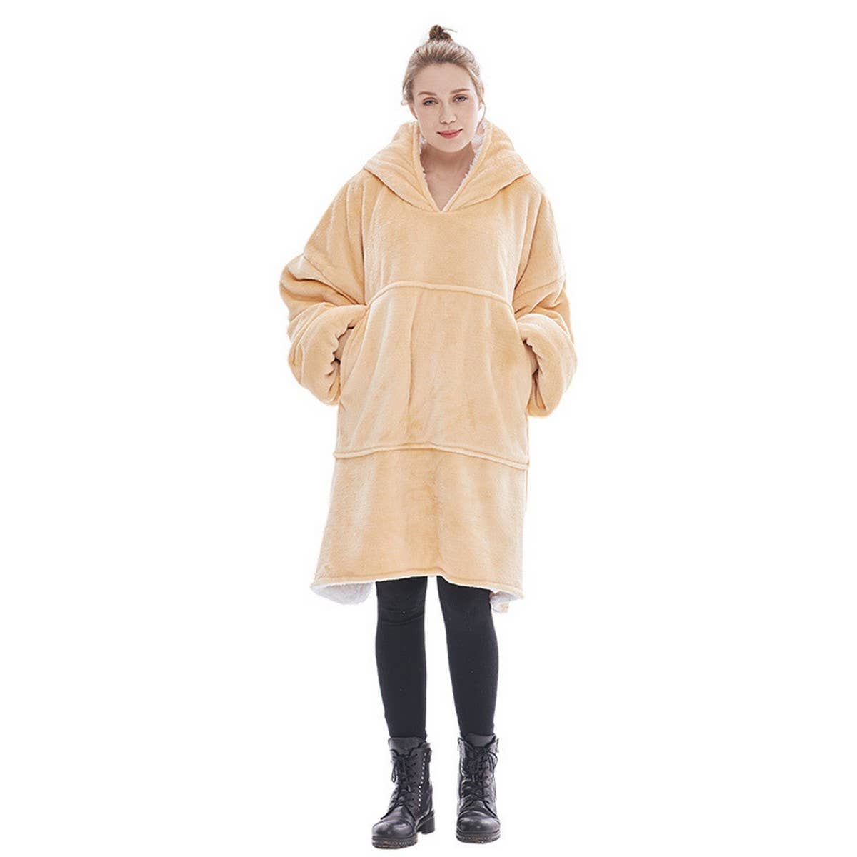 Cozy Wearable Hoodie Blanket Warm Lazy Sweatshirt
