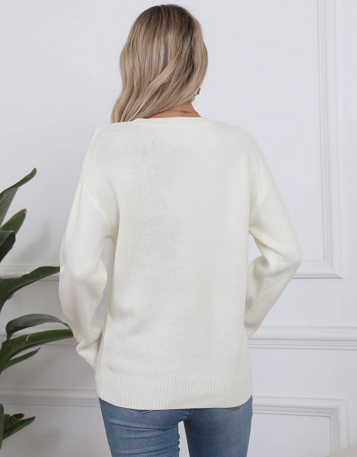 CREW-NECK FLAG EASTER INDEPENDENCE DAY SWEATER