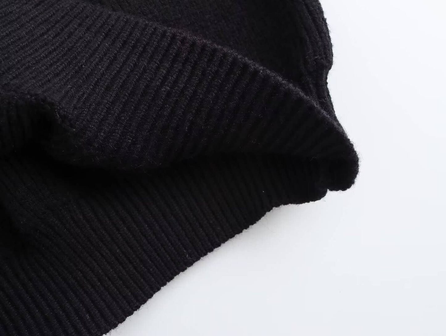 ANIMAL PRINT JACQUARD SWEATER WITH LARGE LAPEL