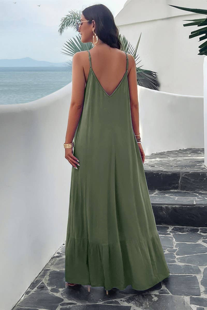 CWDMD1001_Casual Sleeveless Loose Long Sexy Maxi Dress