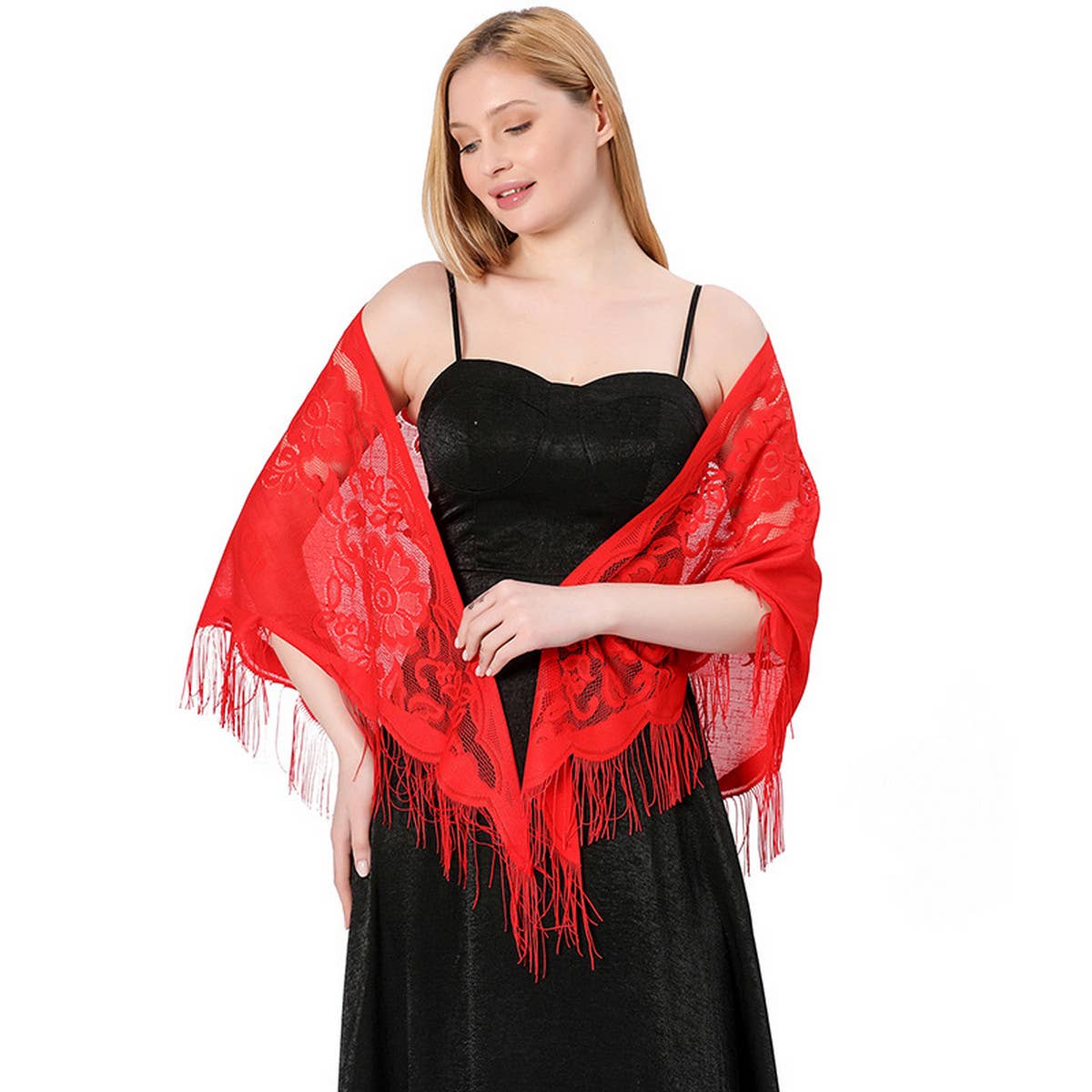 LACE SHAWL LACE TRIANGLE SCARF SHAWL