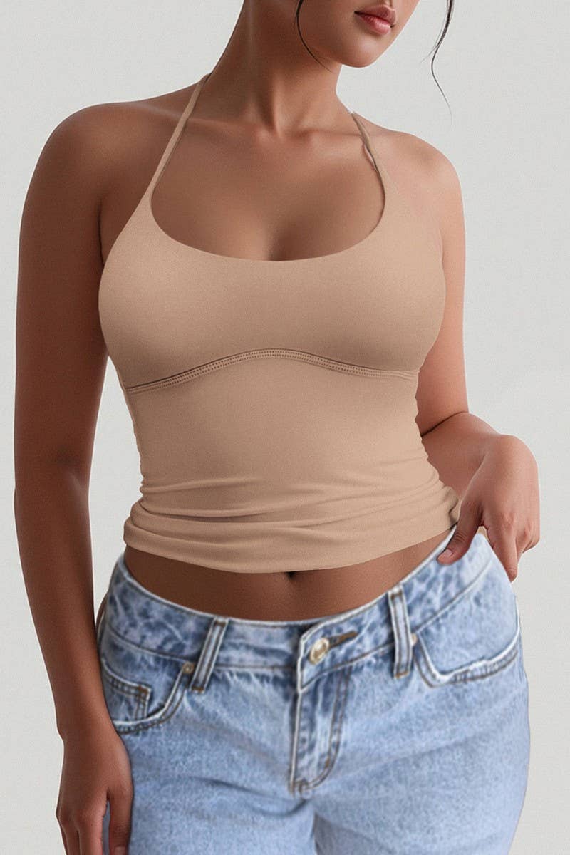 CWTTSL0381_SPORTS BACKLESS SLIM YOGA CAMISOLE