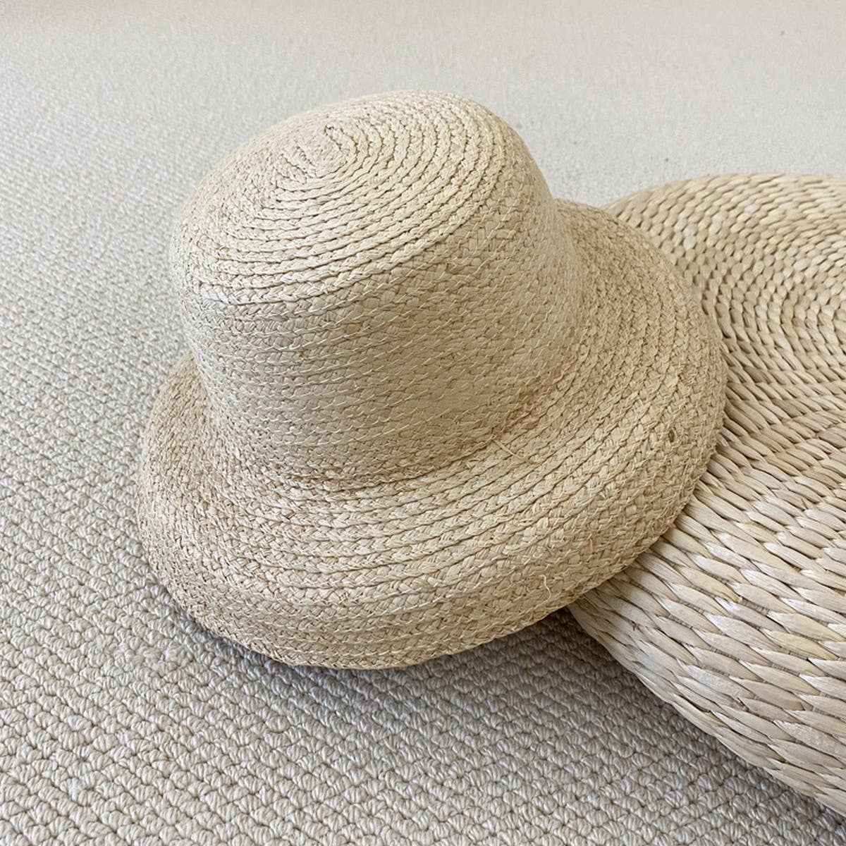 Fashionable and versatile sun protection straw hat_CWAH3512