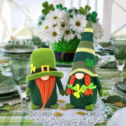 ST. PATRICK'S DAY FACELESS DOLL DOLL ORNAMENT_CWMM3437