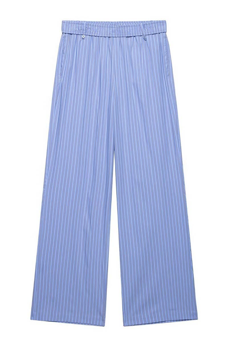 CWSBSSL0152_FASHION CASUAL STRIPED VEST + PANTS SET