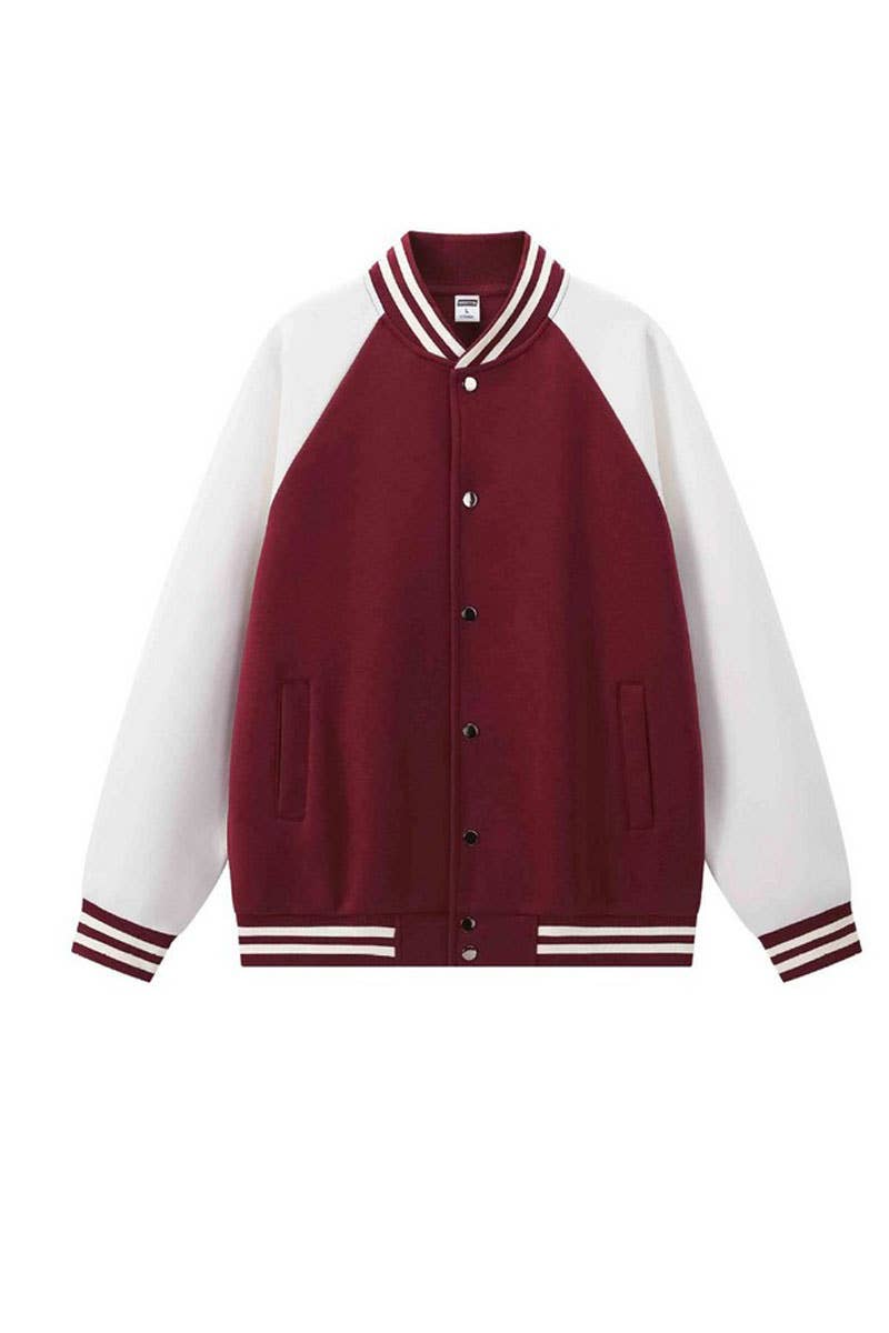 CWOCO00183_BASEBALL JACKET SWEATSHIRT CUSTOM LOGO WORKWEAR