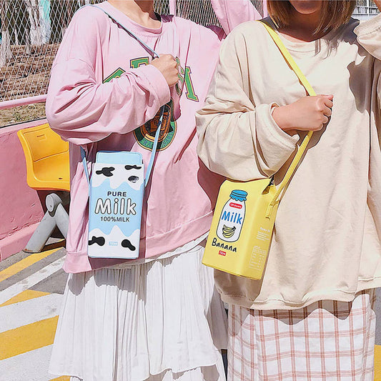 FASHION MILK BOTTLE SHAPE SHOULDER BAG_CWAB0983