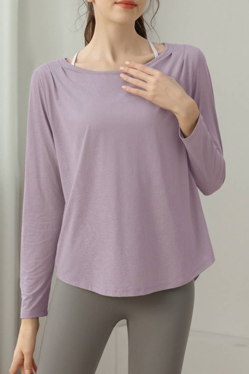 CWTBLL3757_LOOSE FITNESS HIGH-END BEAUTIFUL BACK YOGA CLOTHE