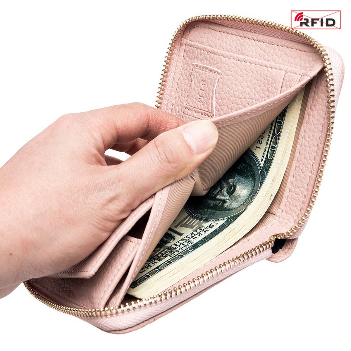 FASHION MULTIFUNCTIONAL SHORT LEATHER WALLET_CWAB3754