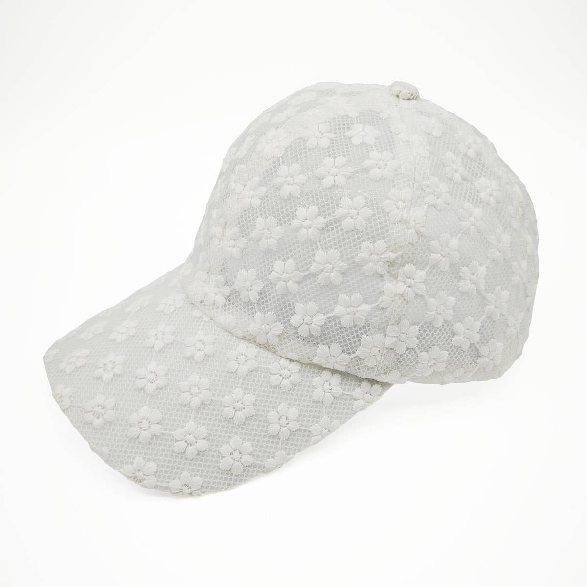 Summer Sun Hat, Lace Baseball Cap, Women¡¯s Floral CWAH0470