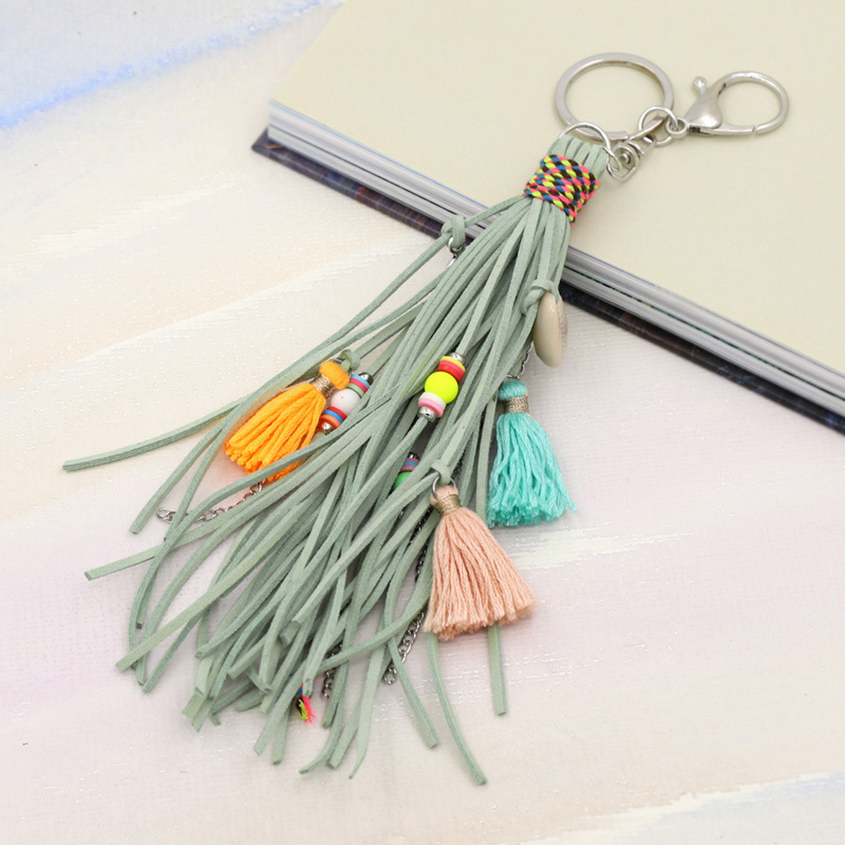 CUTE BOHEMIAN STYLE KEYCHAIN BAG PENDANT