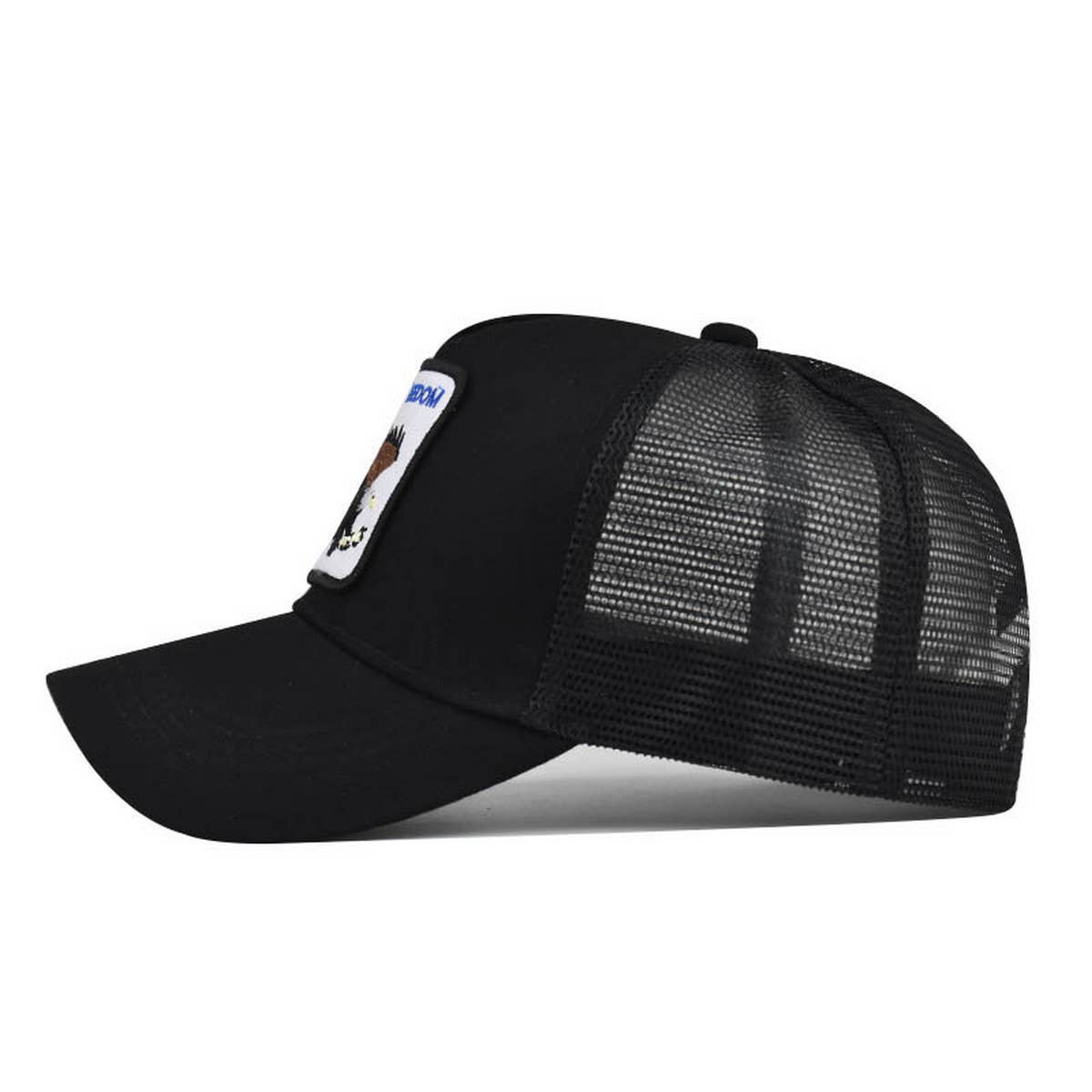 SUMMER NEW ANIMAL EMBROIDERED MESH TRUCKER HAT_CWAH1361
