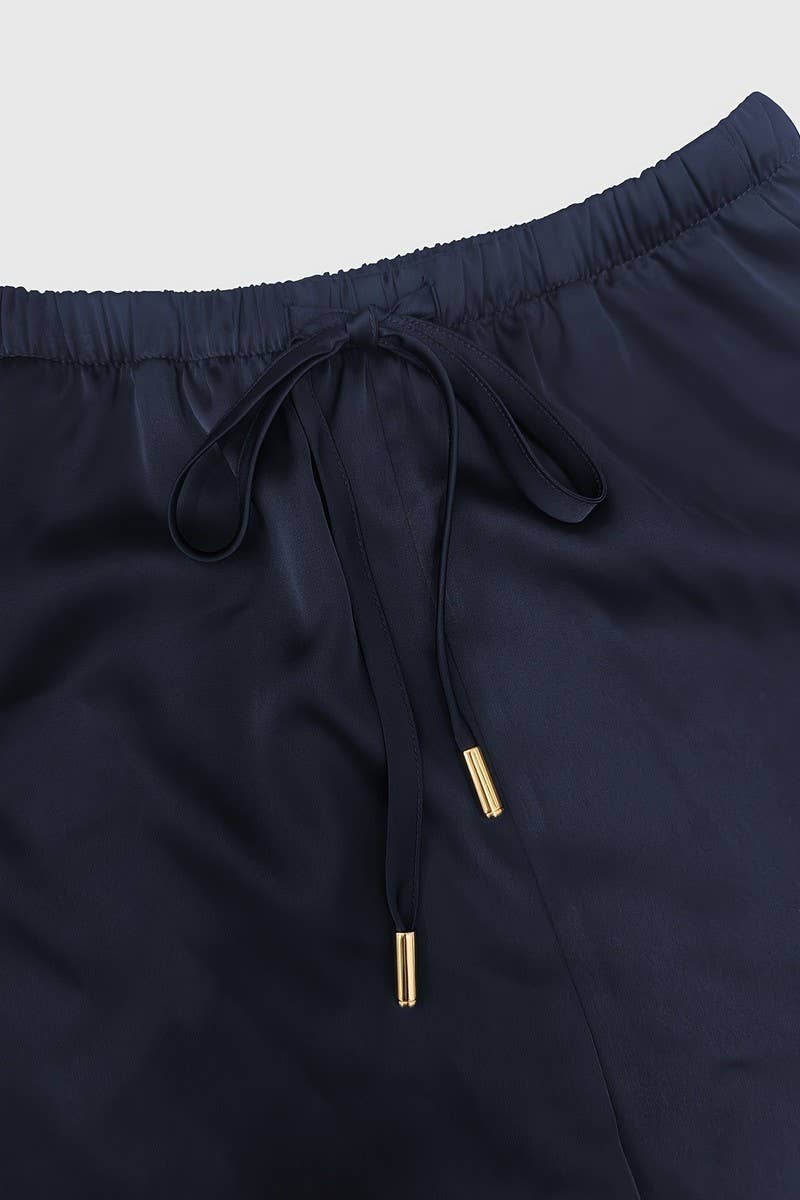 CWSTB2129_CASUAL LOOSE TEE & DRAWSTRING WIDE-LEG PANTS SET