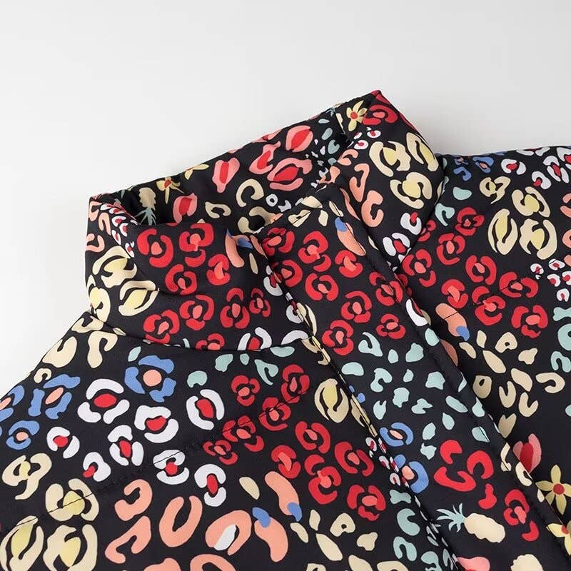 FASHION FLORAL KNITTED OLD MONEY COTTON COAT