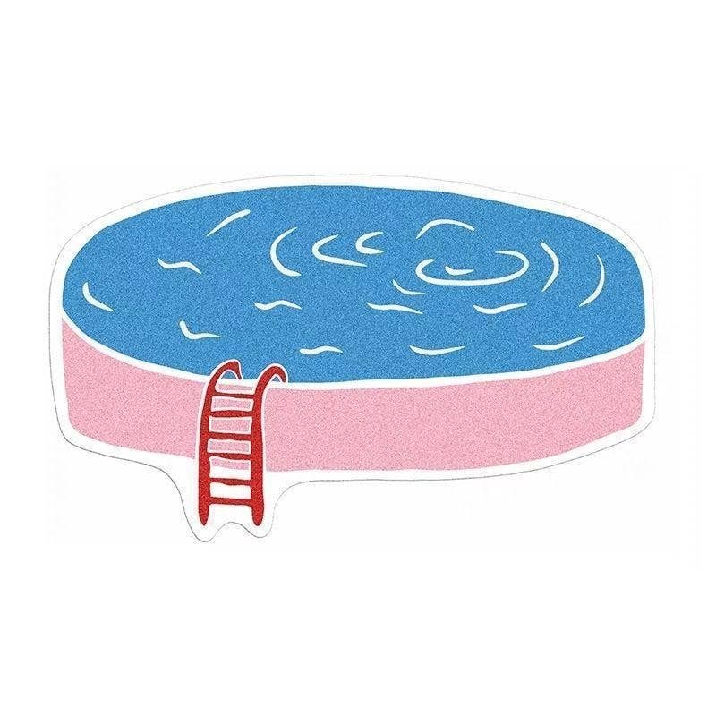 Cute Dopamine-Inspired Round Plush Bedroom Rug