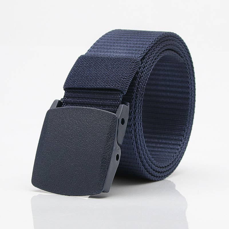 Nylon belt breathable plastic buckle canvas belt