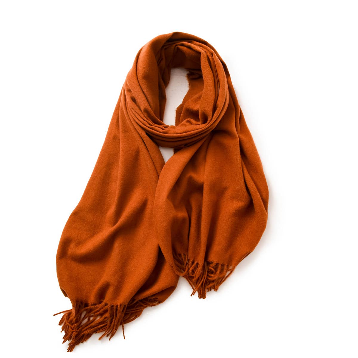 Winter Scarf Shawl - Soft Warm Fringe Design