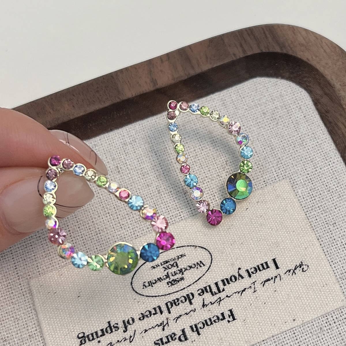 SWEET AND ELEGANT COLORED EARRINGS