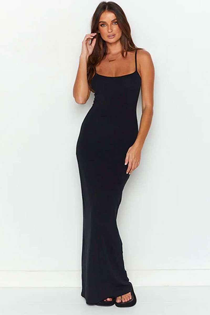 CWDMD2281_COMFORTABLE CASUAL SLIP DRESS