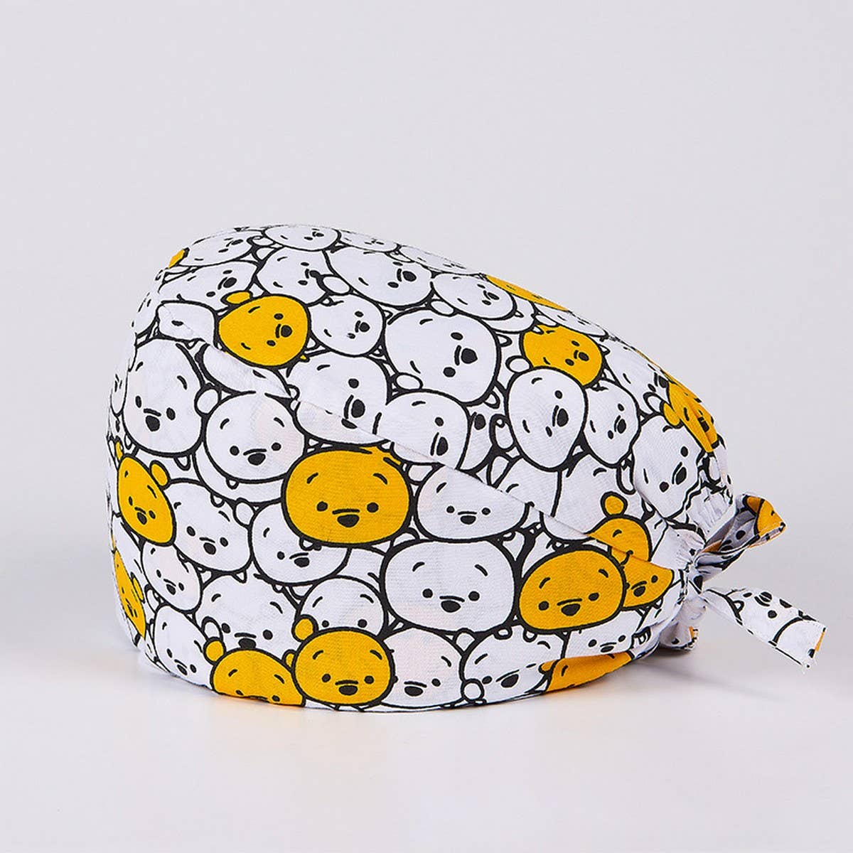 SURGICAL CAP SCRUB CAP COTTON TIE PRINT CAP_CWAH3322