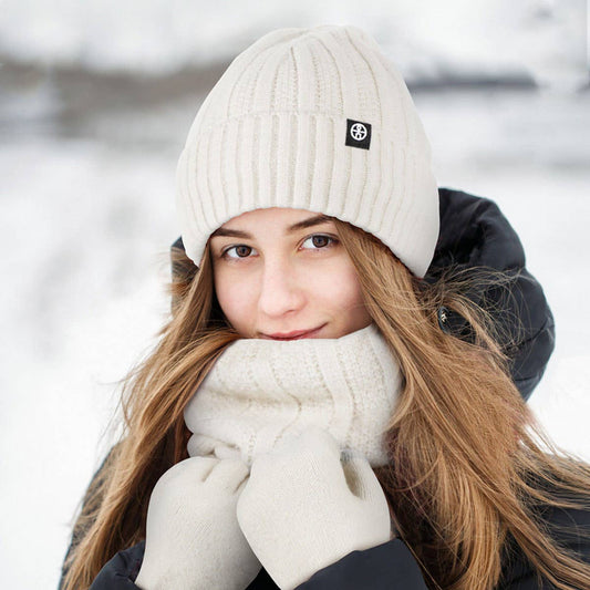 WINTER OUTDOOR WARM THICK FLEECE THREE PIECE SUIT