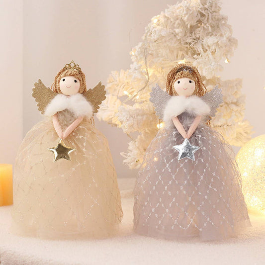 Cute Angel Girl Doll Christmas Tree Topper_CWMM9884